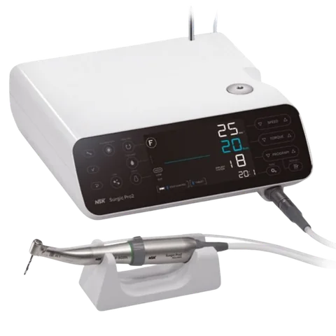 الموتور الجراحي لزراعة الأسنان — صورة تعريفية للجهاز — Surgical implant motor — Explanatory device image